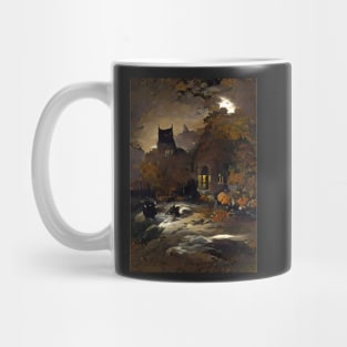 ENGLISH VILLAGE HALLOWEEN Mug